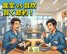 「自炊派 vs 外食派」工場の食堂事情と、賢く食費を抑えて手取りを増やす方法