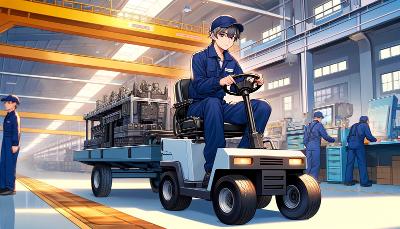 フォークリフトでの仕分け作業！そのほか小型の運搬車での供給作業、ピッキング作業などござ...