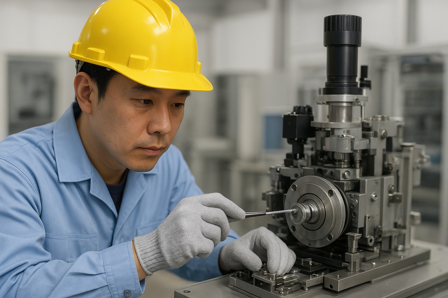 精密機器の据付、組立、セットアップ業務