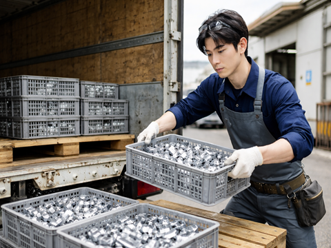 【急募！】４ｔ配送ドライバー市内のみ　土日休み　日勤専属
