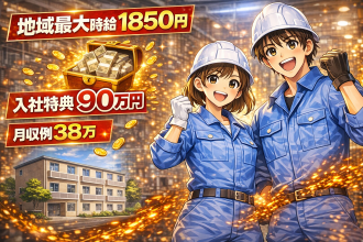 【時給1850円】自動車製造目視検査