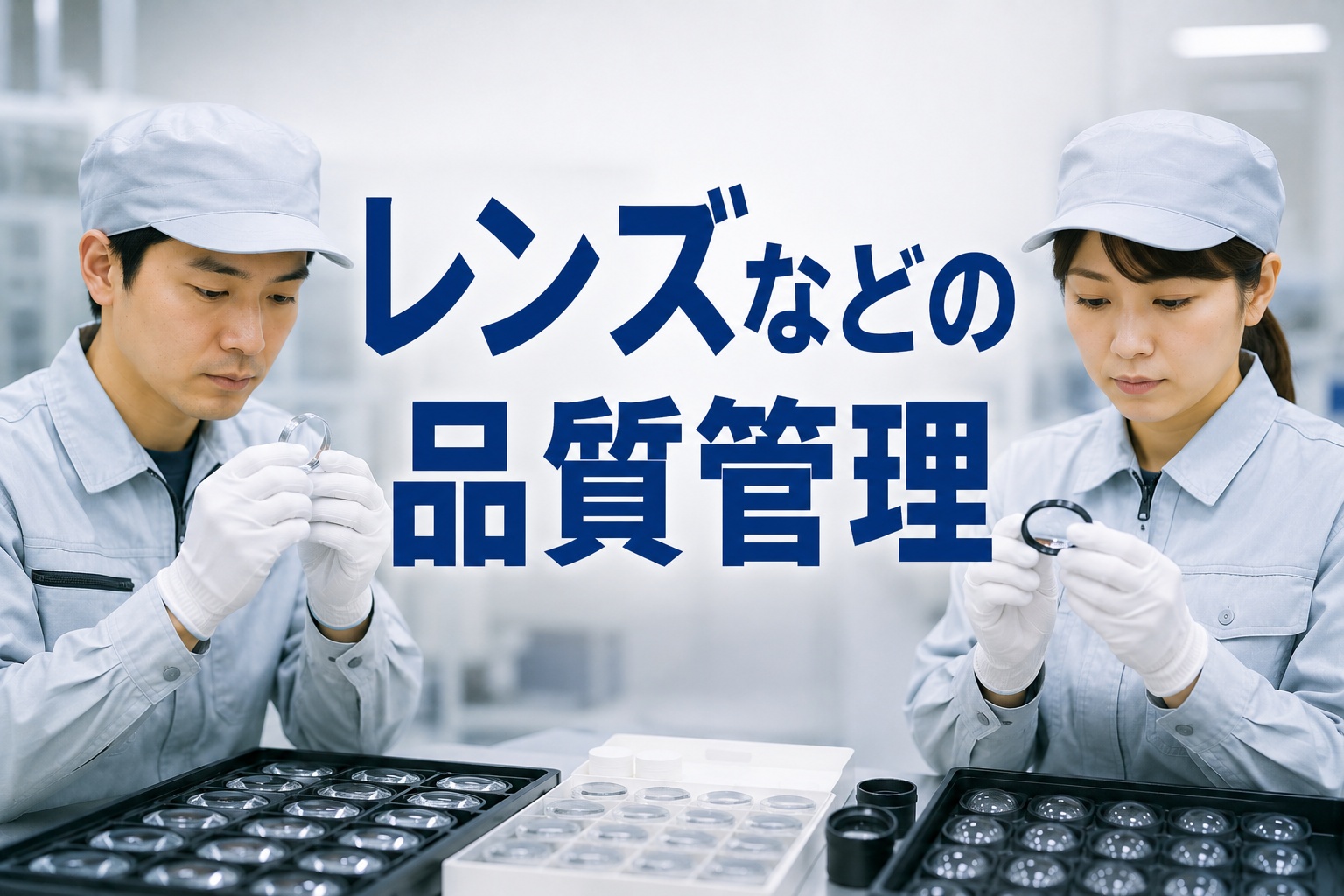 【土日祝休み・年休124日】レンズ部品の品質管理担当者募集
