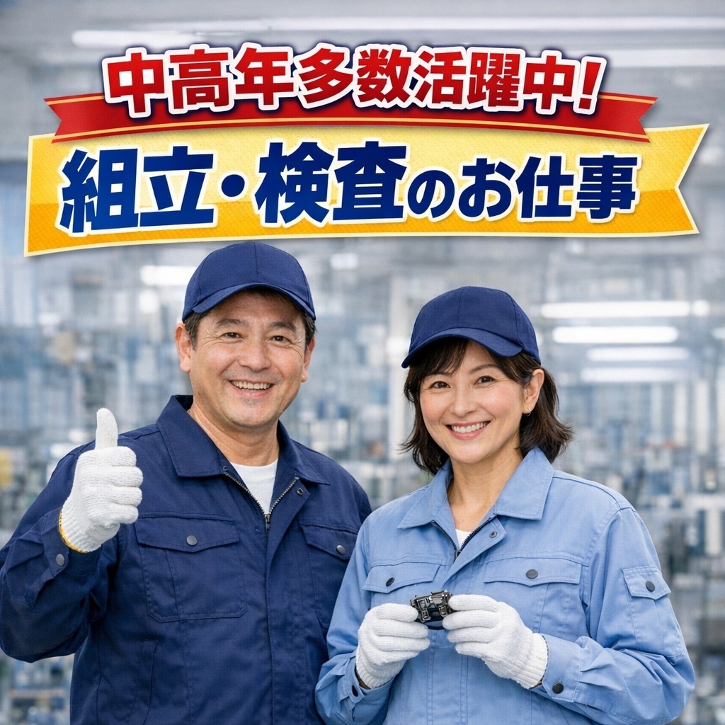 簡単な組立・検査作業