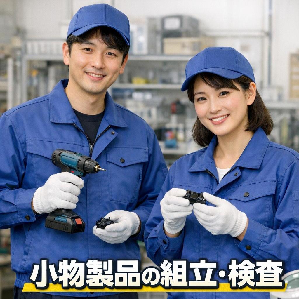 【軽量部品】電動ドライバー等を使用したかんたんな組立、検査