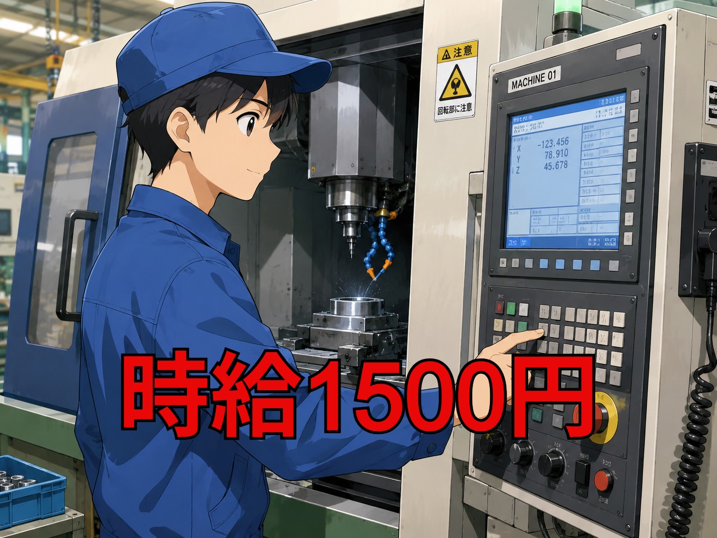 カンタン機械操作!厚待遇 時給1500円~入寮もOK!