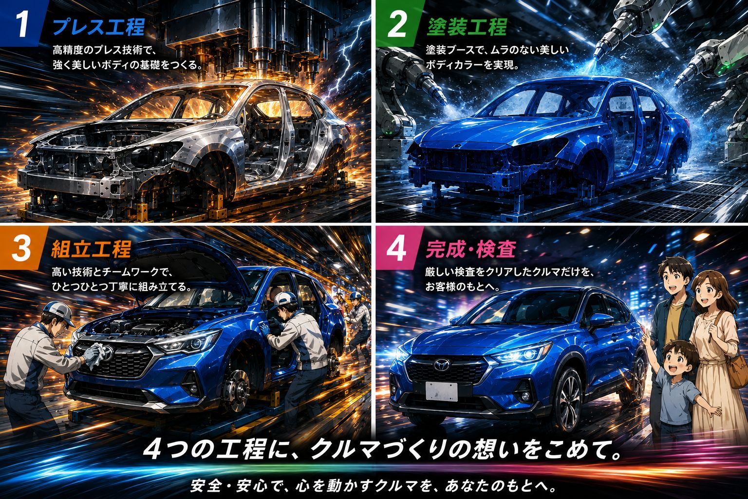 自動車メーカーの製造業‼未経験者大歓迎‼