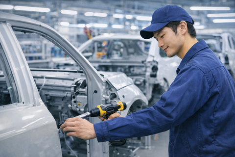未経験から始める自動車組立
無期正社員（安定月収）