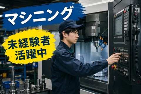 加工オペレーターからスタート！製造正社員募集