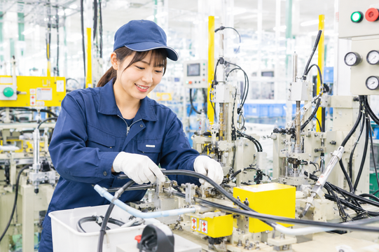 未経験でも想定２８万可
軽量パーツの簡単目視検査