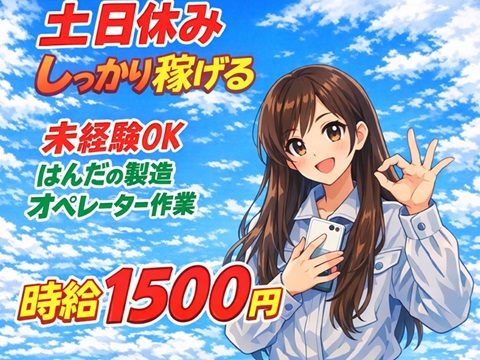 職場環境充実／かんたん機械操作のオペレーター作業スマホにも使われている「ハンダ」製造工場