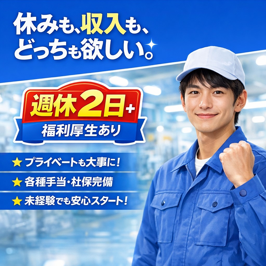 【月収32万以上】日勤のみ！空調完備！物流倉庫内フォークリフト作業スタッフ【朝倉市】