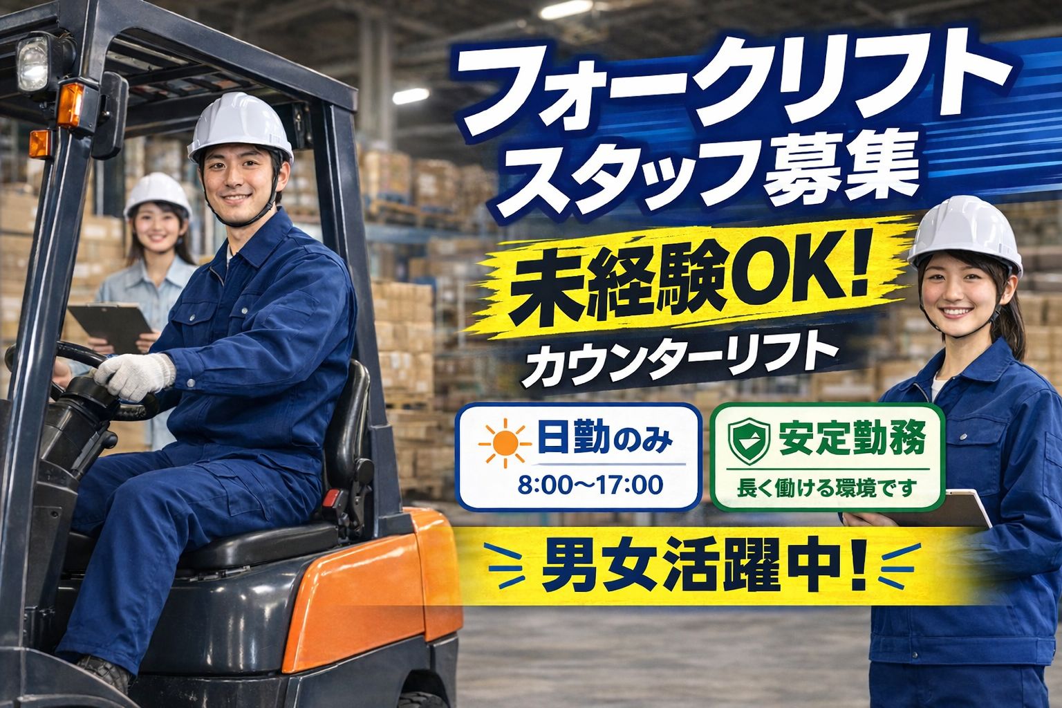 日勤　フォークリフト