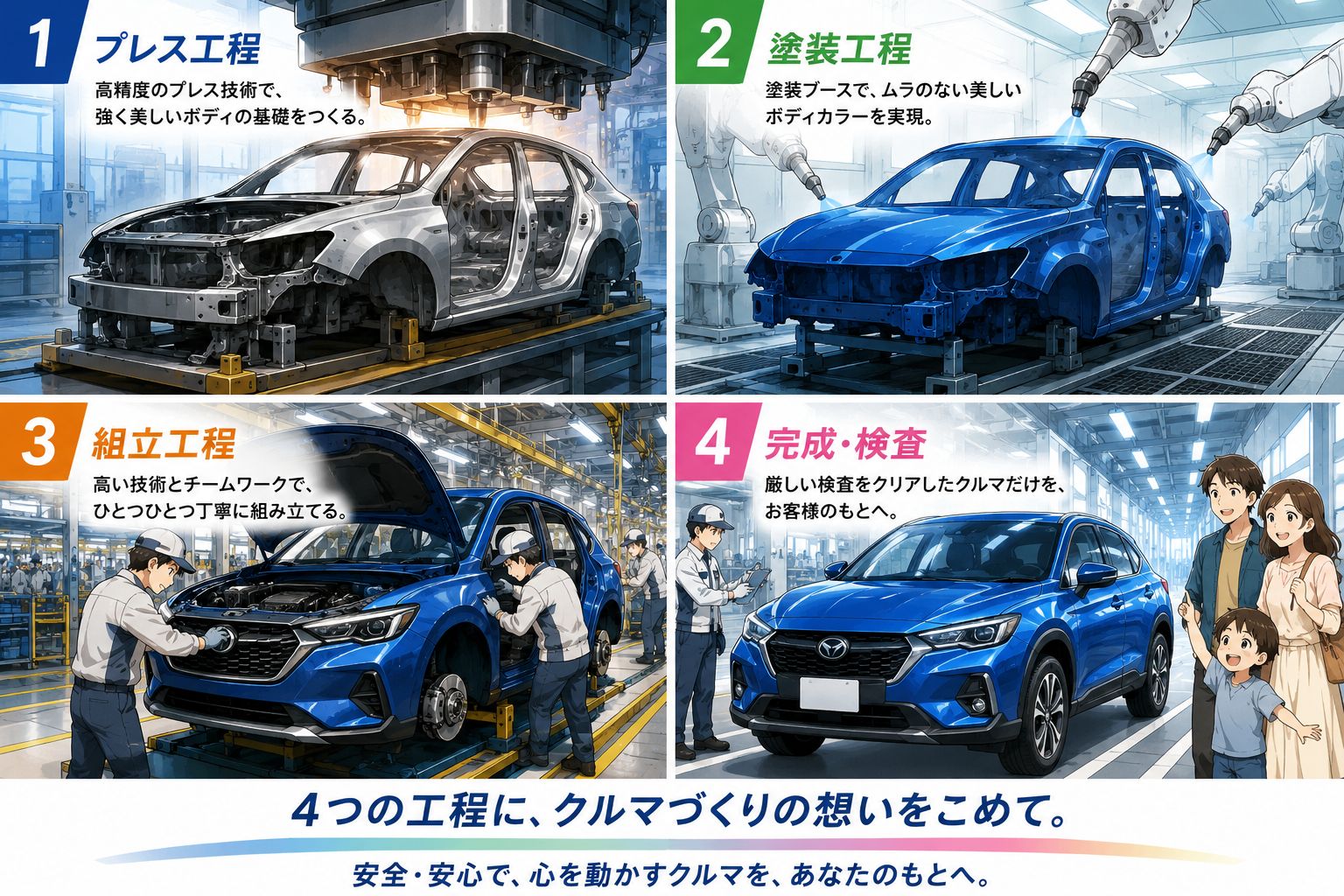 大手メーカー自動車製造業