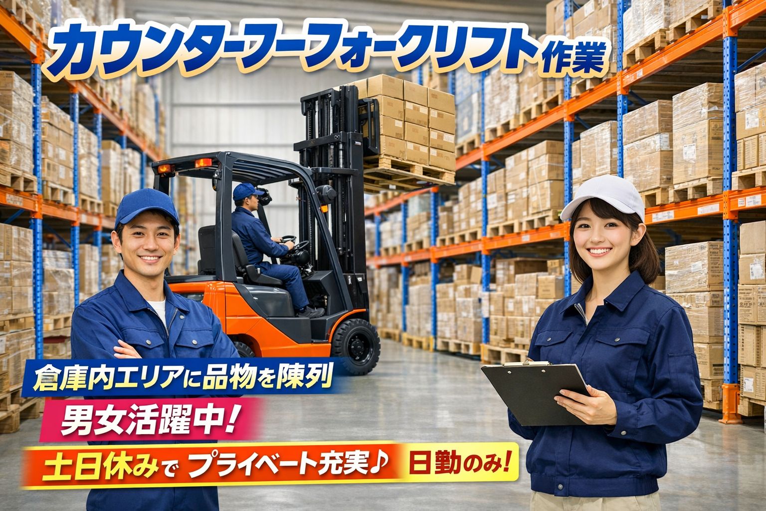 日勤　フォークリフト