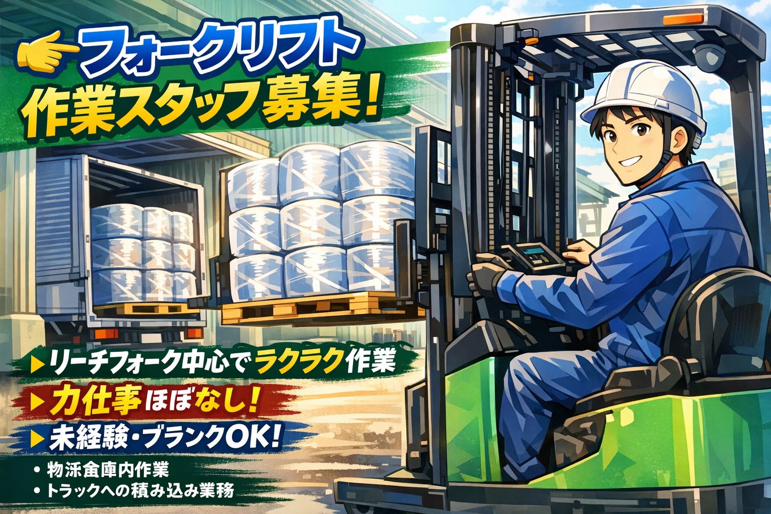 フォーク作業スタッフ
幅広い年代で活躍中