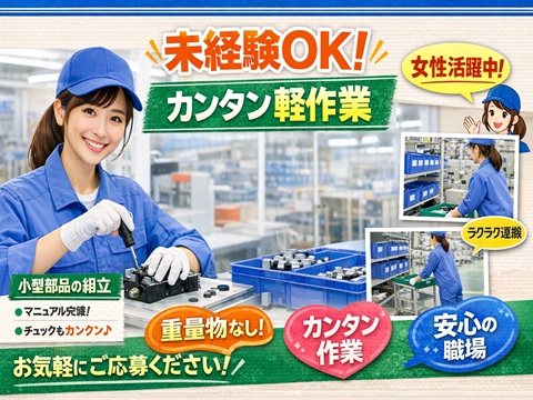 軽作業　小型部品の組立
