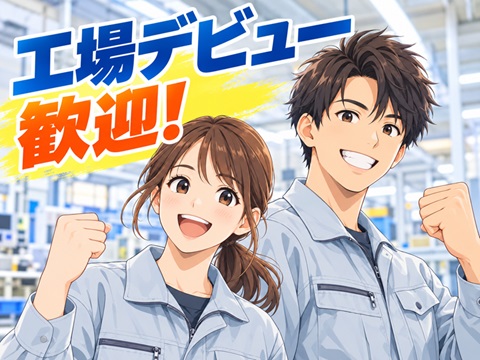 未経験から始める機器組立の仕事日勤土日休みで時給１５００円