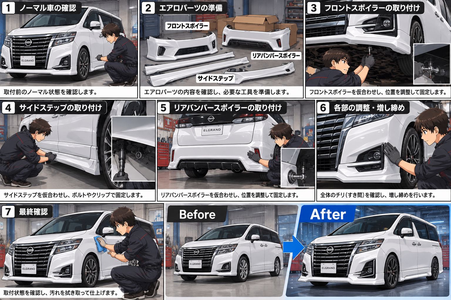 未経験から始められる車のドレスアップのお仕事‼