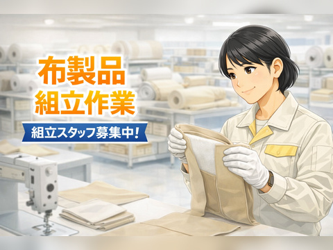柔らかい部品を置いてボタン操作
軽作業で長く勤務