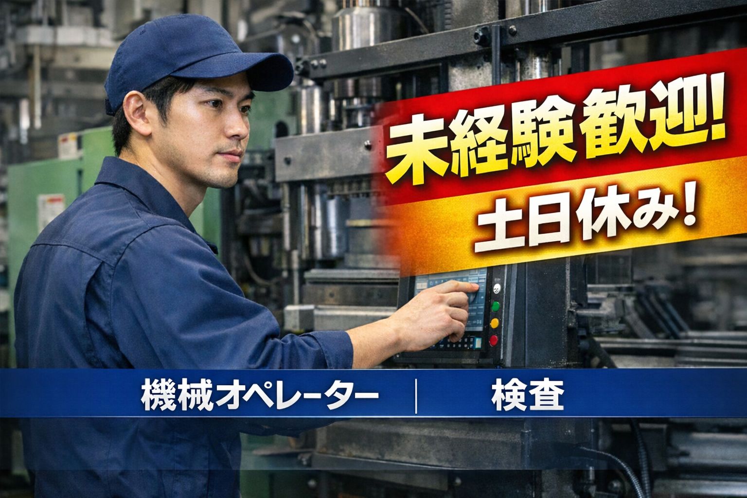 働きやすさ抜群！空調完備のゴム製造スタッフ