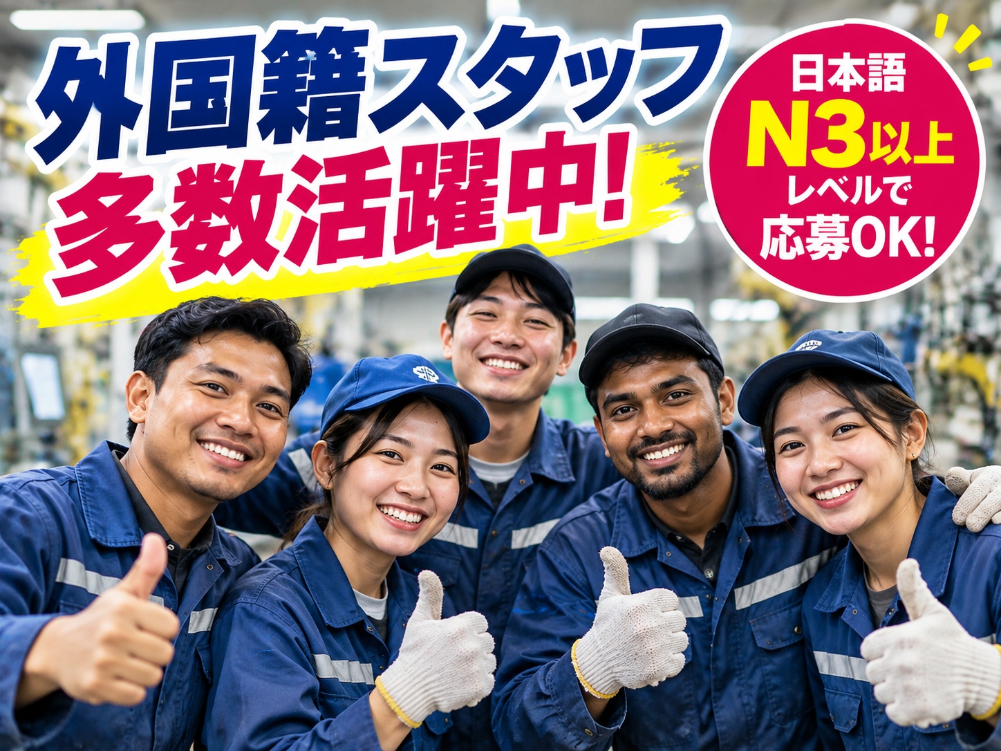 時給1360円！月収32万円以上可能！
土日休み！未経験歓迎の自動車部品工場！